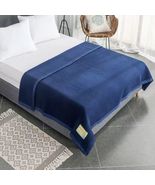 Authentic wool thickened bed cover sofa soft Genuine woollen blanket - £54.19 GBP