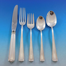 Embassy Scroll by Lunt Sterling Silver Flatware Set for 12 Service 63 pi... - £4,164.72 GBP