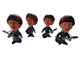 The Beatles Remco Dolls Set Of 4 Nems 1964 Original Hair &amp; Instruments P... - $404.99