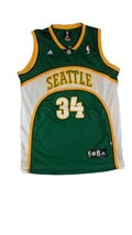ADIDAS Seattle Sonics NBA Ray Allen #34 Swingman Baskeball Jersey Emeral... - £66.88 GBP