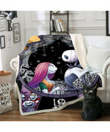 The Nightmare Before Christmas Warm Fluffy Sherpa Blankets, Many Styles - £39.90 GBP