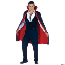 Adult red/black dracula cape - $718.77 MXN