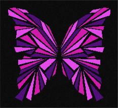 Pepita Needlepoint Canvas: Butterfly Geometry Pinks, 18&quot; x 17&quot; - £62.00 GBP+