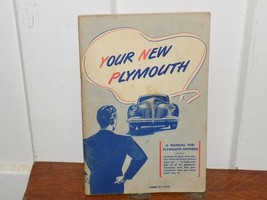 Vintage 1940 Your New Plymouth Owners Manual - $442.88 MXN