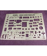 CSI Crime Scene Drawing Template, 1/4 Inch = 1 Inch and 1/8 Inch = 1 Inch - £6.21 GBP