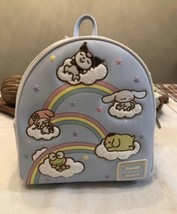 Loungefly Sanrio Hello Kitty and Friends Rainbow Clouds Mini Backpack - £62.29 GBP