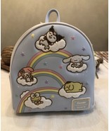 Loungefly Sanrio Hello Kitty and Friends Rainbow Clouds Mini Backpack - £62.06 GBP