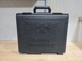 Games Workshop Case Black Hard Carry Storage Warhammer 40K Handle Foam I... - $46.40