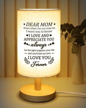 Gifts for Mom from Daughter Son Mom Birthday Gifts Fabric Lamp Birthday Gifts fo - £42.08 GBP