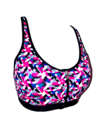 VSX Sport Bra by Victoria&#39;s Secret Double Front Closure Sz 34C Multicolored - $25.90 CAD