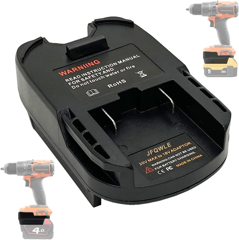 Battery Adapter For Milwaukee/Dewalt To Ridgid 18V Cordless Tools,, Ion ... - $30.70