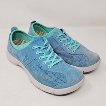 Dansko ELISE Women&#39;s Sneakers Sz 7.5-8 M Blue Suede Shoes EU 38 - £28.60 GBP