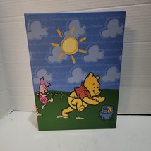 Disney Winnie The Pooh Piglet Photo/Scrapbook Album 4&quot; x 6&quot; + Memo  &amp; Sl... - £9.63 GBP