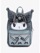 Sanrio Hello Kitty Kuromi Goth Gothic Lolita Fuzzy Figural Mini Backpack - £55.94 GBP