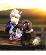 Meanie Beanie Babies Infamous Series BULL BILL CLINTON DOG Political Parody - $414.49 MXN