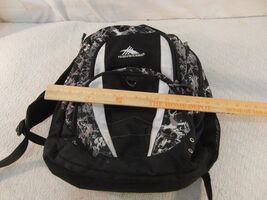 High Sierra Black White Gray 16&quot; X 19&quot; Suspension Strap System Backpack ... - €11,21 EUR