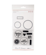 Decorative Dies And Stamp Set Card Frames - $801.04 MXN
