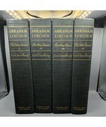 Abraham Lincoln The War Years 4 Vols Carl Sandburg 1939 Harcourt Brace &amp;... - £25.66 GBP