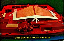 Seattle World&#39;s Fair 1962 Coliseum 21 Model World Of Tomorrow Chrome Postcard R9 - £2.29 GBP