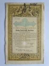 Österreichischer wahrung Staatsfchuldverfchreibund - 10000 Gulden 1868 #... - $30.00