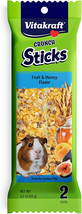 [Pack of 4] Vitakraft Crunch Sticks Guinea Pig Treat Fruit and Honey 2 count - £32.50 GBP