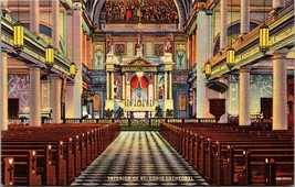Interior of St. Louis Cathedral MO Postcard PC200 - £3.98 GBP