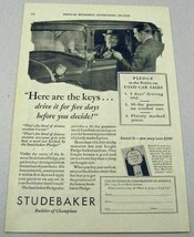 1930 Print Ad Studebaker Used Cars Made in South Bend,IN - $13.60