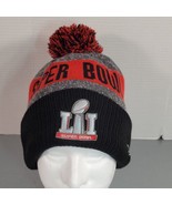 Super Bowl Men&#39;s New Era Cuffed Pom Knit Beanie - £12.86 GBP