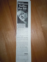 Vintage Millions Suffer Piles Print Magazine Advertisement 1935 - $75.95 MXN