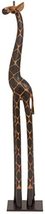79 Inches Hand Carved Wooden African Giraffe Statue Sculpture WorldBazzar Brand, - $188.09