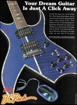 B.C. Rich guitars 2002 advertisement 8 x 11 Rich Bich ST guitar ad print - £3.17 GBP