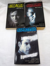 (3) Star Trek Section Novels Rogue Cloak Abyss - €17,14 EUR