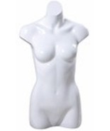 Only Hangers White Gloss Female Torso Display Form - $141.56 CAD