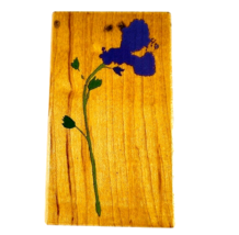 Vintage Hero Arts A Real Wildflower Flower Long Stem Rubber Stamp F2661 - £7.85 GBP