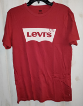 EXCELLENT MENS Levi&#39;s RED TAB RED NOVELTY TSHIRT SIZE M - £18.34 GBP