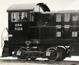 US War Department Railroad #7122 Locomotive Train American Locomotive Photo 1942 - $23.21