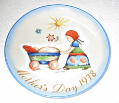Hummel Mother&#39;s Day Plate 1978 West Germany 7 3/4&quot; - £7.79 GBP