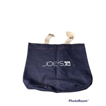 Joes Jeans Dark Wash Denim Tote Bag Snap Closure Shoulder Carry All Basi... - $187.62 MXN