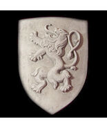 Rampant Lion English Scottish symbol Shield art plaque - €21,48 EUR