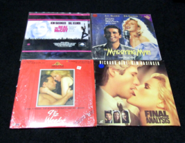 4 Vintage Laserdisc Kim Basinger Movie Lot Richard Gere Val Kilmer Alec ... - £17.79 GBP