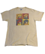 SuperMario Princess Peach Computer Graphic TShirt Unisex Adult Large Tan... - $49.45
