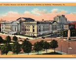 Franklin Museum Philadelphia Pennsylvania PA UNP Linen Postcard N25 - £2.68 GBP