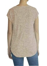 RACHEL Rachel Roy Womens Short Sleeve V Neck Shirt,Heather Charcoal,X-Large - £23.46 GBP