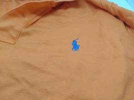 Polo Ralph Lauren Men&#39;s L &quot;Pima Soft Touch&quot; Cotton Polo Shirt Orange TIGHT FIT - £19.80 GBP