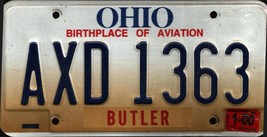 Vintage Ohio License Plate - Single Plate 2000 Crafting Birthday mancave - £23.06 GBP
