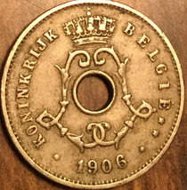 1906 Belgium 5 Centimes Coin - £1.83 GBP