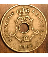 1906 BELGIUM 5 CENTIMES COIN - $2.29