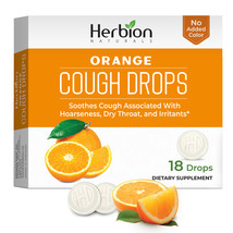 Herbion Naturals Cough Drops with Natural Orange Flavor, Soothes Cough -... - $4.99