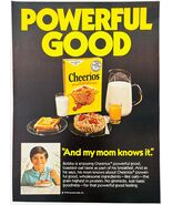 1979 Cheerios General Mills Advertisement Vintage Breakfast Cereal DWW13D - $368.75 MXN