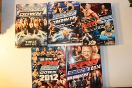 Wwe Wrestling Dvd Box Sets Raw Smack Down 1999 - 2012,2014 Lot Of 5 - £37.62 GBP